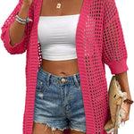 Zeagoo Women's 2025 Summer Crochet Lightweight Cardigan