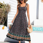 Zeagoo Maxi Dress with Pockets Spaghetti Strap Sundress