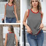 Zeagoo Sweater Vest Women Crew Neck Sleeveless Tank Tops