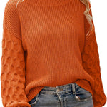 Zeagoo Women's Elegant Knitted Jumper Crew Neck Sweater (DE Only)