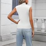 Zeagoo Women's 2024 Mock Turtle Neck Sweater Vest