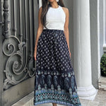Zeagoo Women's Boho Floral Skirt