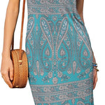 Zeagoo Maxi Dresses Summer Dress Sleeveless Beach Dress (DE Only)