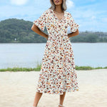 Zeagoo Summer Dresses Midi Tiered Casual Dress