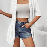 Zeagoo Short Sleeve Crochet Kimonos Open Front Cover Ups
