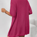 Zeagoo Short Sleeve Crochet Kimonos Open Front Cover Ups