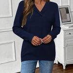 Zeagoo Sweaters for Women Long Sleeve Shirts V Neck Knit Pullover