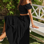 Zeagoo Rock Damen Elegant Hohe Taille Skirt (DE Only)