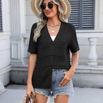 Zeagoo Short Sleeve Crochet Cardigan Button up Bolero Shrug Sweater