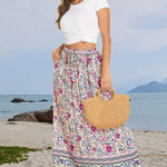 Zeagoo Women's Boho Floral Skirt