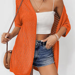 Zeagoo Short Sleeve Crochet Kimonos Open Front Cover Ups