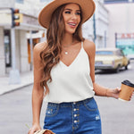 Zeagoo V-Neck Spaghetti Strap Tank Top