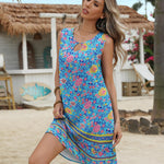 Zeagoo Dresses Women's Sleeveless Bohemian Dress (DE Only)