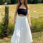 Zeagoo Skirt Long Elegant Skirts High Waist Maxi Skirt (DE Only)