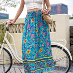 Zeagoo Women's Boho Floral Skirt