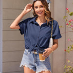 Zeagoo Women's Blouse Short Sleeve Shirts (DE Only)