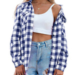 Long/Roll Up Sleeve Cotton Plaid Shirts - Zeagoo (Us Only)