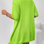 Zeagoo Short Sleeve Crochet Kimonos Open Front Cover Ups