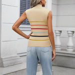 Zeagoo Women's 2024 Mock Turtle Neck Sweater Vest