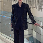 Sequined Loose Casual Suit Jacket