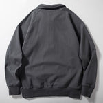 Half-zip Lapel Loose Casual Long-sleeved Sweatshirt