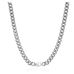 Personalised Two Initial Cuban Chain Necklace