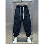 Multi-pocket Quick-dry Casual Pants with Drawstring Cuffs