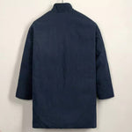 Loose Diagonal Placket Cotton-linen Jacket