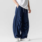 Japanese Retro Thin Loose Scimitar Pants
