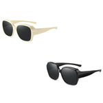 Polarised Round Cat-Eye Sunglasses