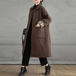 Mid-length Loose Pocket Coat