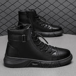 Men’s Leather-Look Fleece-Lined Chukka Boots