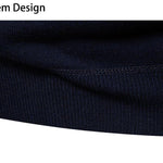 KZZ Men's Quarter Zip Sweater Slim Fit Lightweight High Neck Pullover Casual Sweater