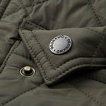 Corduroy Collar Diamond Pattern Casual Cotton Jacket