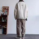 Winter Reversible Stand-up Collar Fleece Jacket