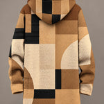 Camille Modern Patchwork Hooded Jacket