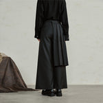 Detachable Samurai Wide Leg Pleated Culottes