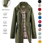 Women's Lightweight Hooded Rain Jacket