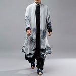 Chiffon Fake Two-piece Button Trench Coat
