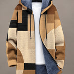 Aurelia Golden Scroll Hooded Jacket