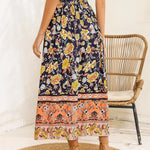 Zeagoo Women's Boho Floral Skirt