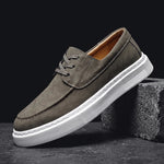 Ilio | Sneakers Pelle Kaki Premium