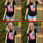 Zeagoo Flag Shirts Short Sleeve Patriotic Shirt 4th of July Tee