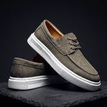Ilio | Sneakers Pelle Kaki Premium
