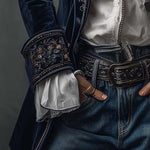 Anastasia | Embroidered Longline Jacket