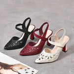 Women’s Soft-Leather-Look Comfort Arch Support Heels