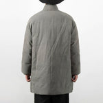 Loose Diagonal Placket Cotton-linen Jacket