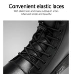 Men’s Leather-Look Fleece-Lined Chukka Boots