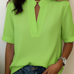 Anne | Blouse élégante à col en V