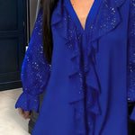 Élina | Blouse ample à sequins